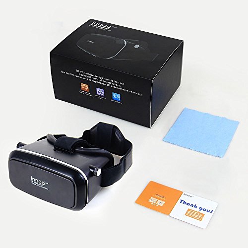 InnooTech 3D VR Virtual Reality Brille Game Videos Movies Film Virtuelle Realität Glasses Einstellbar für 3,5-6 Zoll Android IOS Iphone Samsung Smartphone - 7